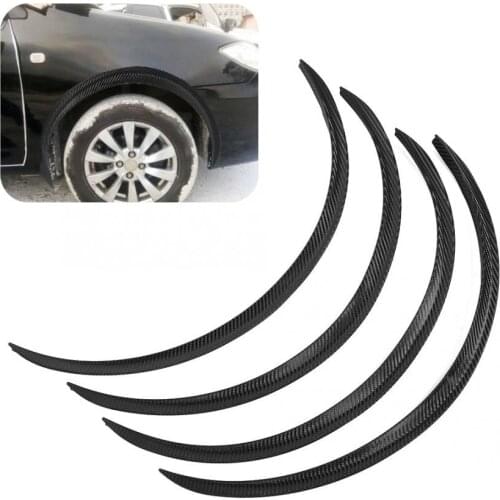 4pcs Wheel Eyebrow Protector Lip Trim Anti-scratchFender Flare Universal 72cm/28.4in car accessories