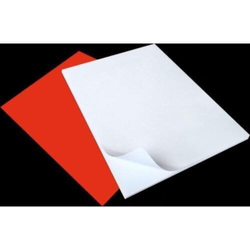 50Sheets 50 Sheets High Quality Waterproof Self Adhesive A4 Blank White/Red Vinyl Sticker Label Paper For Laser Printer
