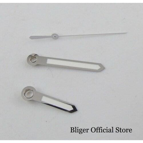 Watch Hands Watch Needles With Silver Color Edge Fit for MIYOTA Automatic Movement Watch Pointer