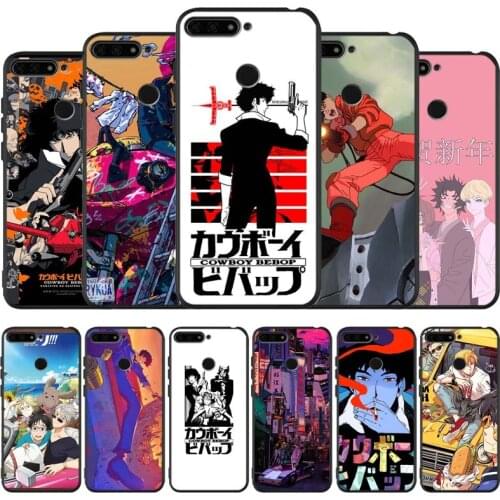 Vaporwave Glitch Anime black Silicone Phone Case For honor 30 20 Pro 8 8X 9 10 20 Lite Mate 10 20 30 Lite Pro cover
