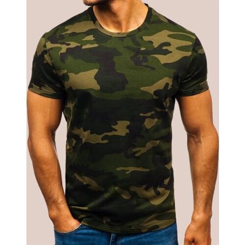 EBAIHUI Mens Camouflage T-Shirts