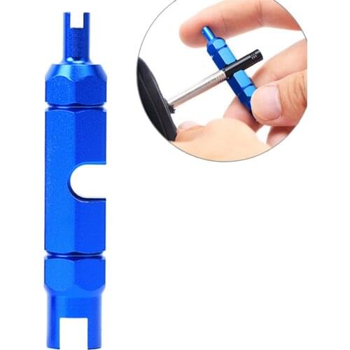 Bicycle Air Valve Wrench Portable Removal Disassembly Spanner Multifunctional Bike Repair Tools Tire Nozzle Removal Spanner