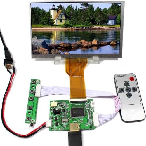 HD MI Input LCD Controller Board+7" AT070TN92 800x480 LCD For Raspberry Pi