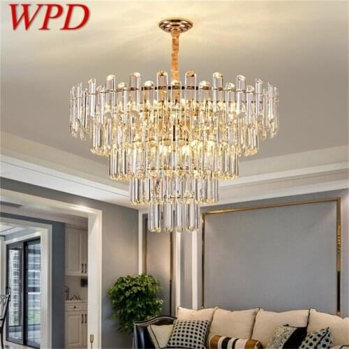 WPD Postmodern Chandelier Fixtures Crystal Pendant Lamp Luxury Light Home LED for Living Dining Room