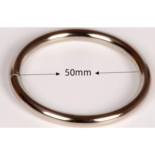 38/45/50mm Stainless Steel Penis Ring Scrotum Semen Lock Ring Sex Toys for Men Sex Delay Ejaculation Chastity Product Cock Rings