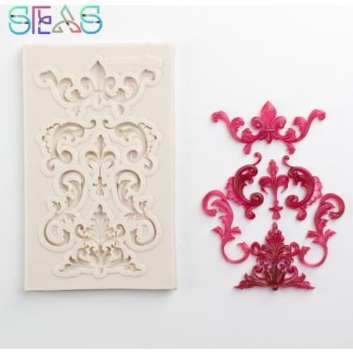 Lace Cake Decorating Silicone Molds Pastry Ornament Baking Molds Bakery Silicone Molds DIY Chocolate Molds Desserts Tools