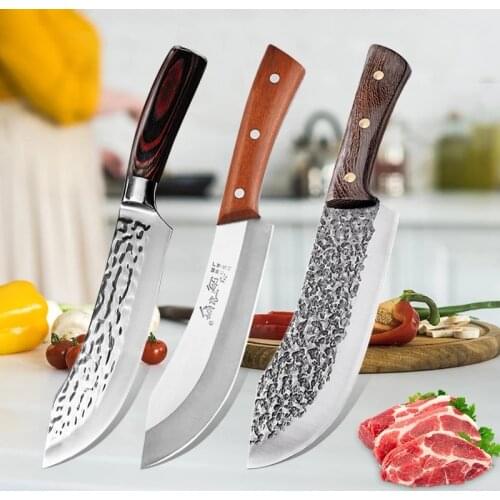 Forgeding Kitchen Chefs Knife Stainless Steel Kitchen Knife Meat Cleaver Knife Vegetable Cleaver Fish Fillet Knife