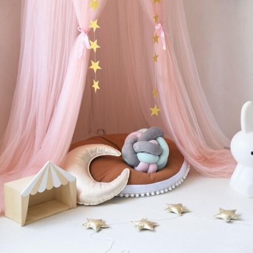 Summer Children Kid Bedding Mosquito Net Romantic Baby Girl Round Bed Mosquito Net Bed Cover Bed Canopy For Kid Nursery CA