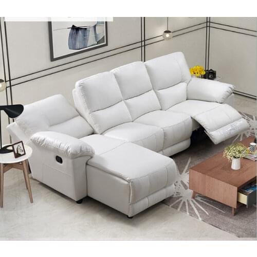 Living Room Sofa set L corner sofa recliner electric couch genuine leather sectional sofas L muebles de sala moveis para casa