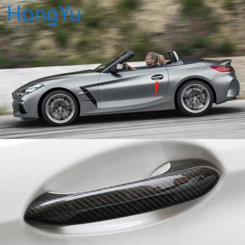 For BMW Z4 G29 M40i sDrive 25i M 2019 2020 100% real carbon fiber Auto outer door handle cover