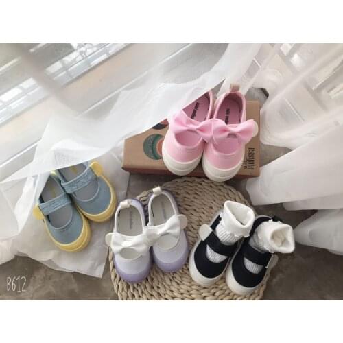 2021 New Mini Melissa Baby Jelly Sandals Girls Boy Cute Casual Shoes Bow Children Shoes Toddler Mini Melissa Sandals