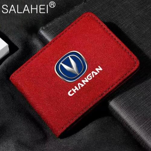 Car Driver License Holder For Changan CS95 CS85 CS75 CS55 CS35 CS15 EADO Credit ID Card Folder Wallet Auto Styling Accessories