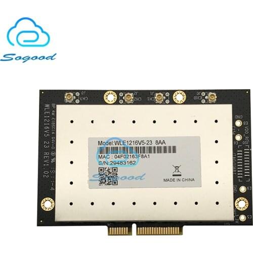 COMPEX Qualcomm Atheros QCA9984 WLE1216V5-23 5GHz 4×4 802.11ac Wave 2 module 802.11ac 802.11a/n MiniPCI Express 2.0 1730Mbps