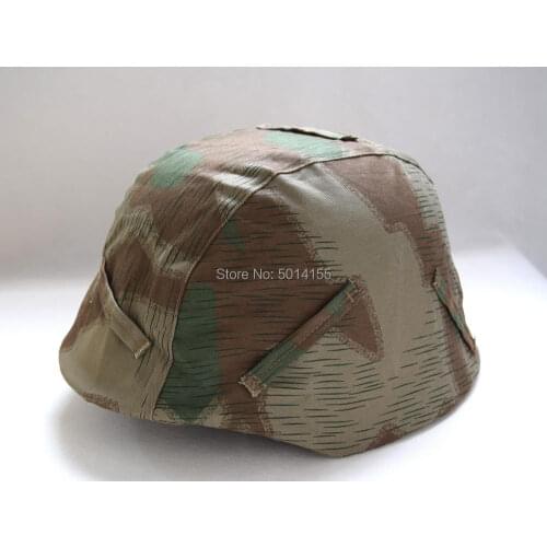 Replica WWII German Splinter Camo M35 M40 Reversible Helmet Cover