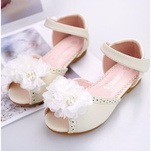 2018 summer new Korean girl sandals bow children princess shoes baby shoes fish mouth sandals girls shoes