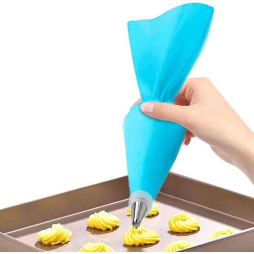 26Pcs/Set Silicone Pastry Bag Tips Kitchen Gadgets Cake Piping Cream Decorating Tools Reusable Pastry Molds Bags+24 Nozzle Set
