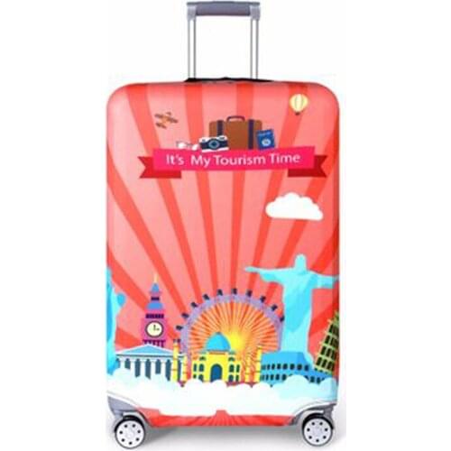 Thicker Travel Suitcase Protective Cover Luggage Case Travel Accessories Elastic Luggage Dust Cover Apply To 18''-32'' Suitcase
