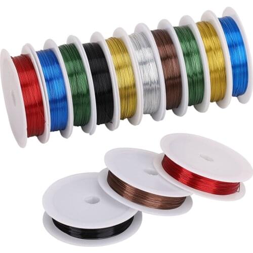 0.4mm Color iron wire handmade diy material soft iron wire floral frame fine iron wire mesh flower handmade material