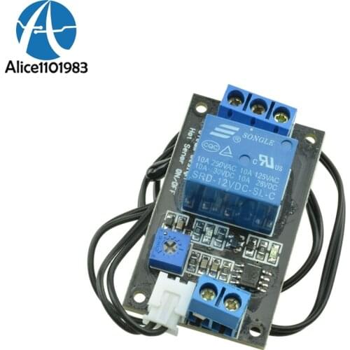 1 Channel 1CH DC 12V Thermistor Humidity Relay Humidity Board and Temperature Control Controller Switch Relay Module 1 Way