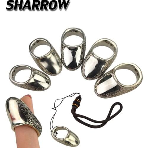 1pc Archery Thumb Guard Shooting Ring Finger Guard Hunting Protective Gear Outdoor Hunting Shooting Bow And Arrow Accessories