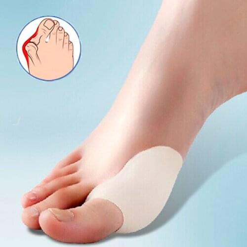 2PCS Silicone Gel Foot Toe Separator thumb valgus protector Bunion Adjuster