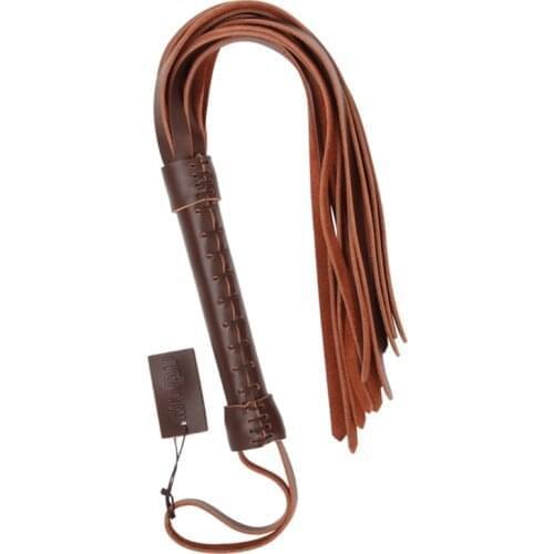 BDSM Flogged Genuine Leather Whip Restraint Fetish Sex Toys Pounding Spank Cosplay Game Adults Flirting Accessories