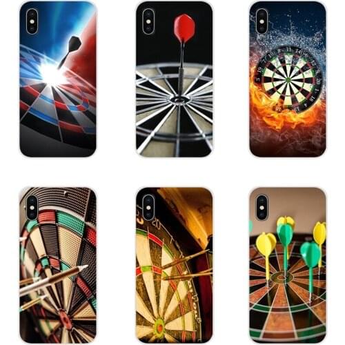 For Apple iPhone X XR XS 11Pro MAX 4S 5S 5C SE 6S 7 8 Plus ipod touch 5 6 Simple Dart Game Accessories Phone Shell Covers