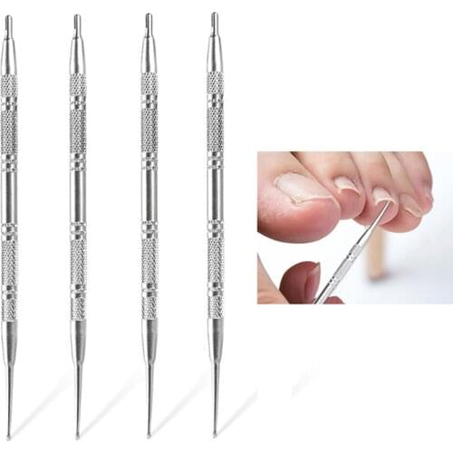 Double Ended Ingrown Toe Correction Lifter File Foot Nail Care Hook Ingrown Manicure Pedicure Toenails Clean Tool Toe Nail File