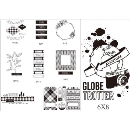 French Transparent Clear Stamp for DIY scrapbooking/Card Making C675