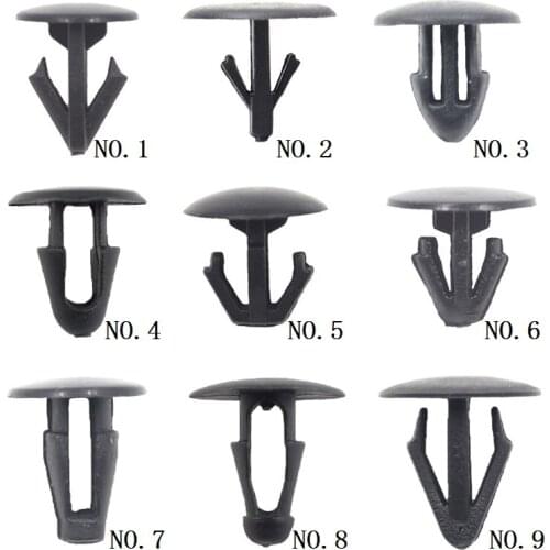 100 Pcs Small Sealing Strip Nail Plastic Fixed Clips Auto Car Engine Trim Panel Sealing Fastener Rivets