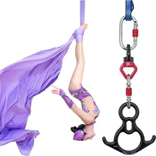 15Yards/13.7m Set Fly Premium Aerial Silks for home Yoga Ombre Sling Extension Straps Aerial Yoga indoor Swing