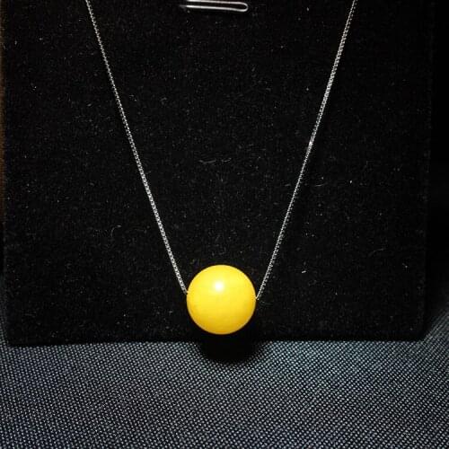 Natural amber pendants beads necklaces pendant with 925 sterling silver pendants necklace women