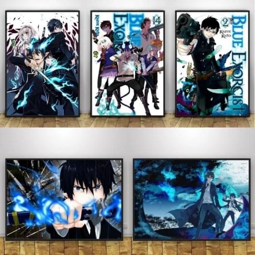 Anime Poster and Prints Blue Exorcist Canvas Picture for Modern Home Kids Room Cuadros Decoration Wall Art Interior Paintings