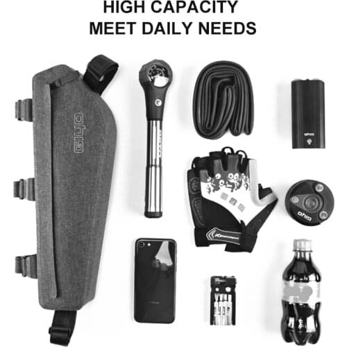 Bike Parts Bicycle Bag Rainproof Large Capacity MTB Road Frame Bag Triangle Pouch Waterproof Caulking Bag Pannier Accessories