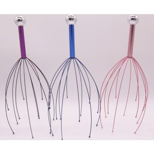 1PCS Head Relax Massager Healing Neck Claw Massage Stress Pain Relief Octopus Scalp Relax Spa Headache Stimulate Blood Circulate