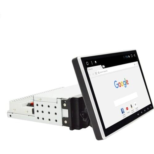 Universal 1DIN Android 9.1 Adjustable 10.1" Touch Screen RAM 1GB ROM 32GB Car Stereo Radio GPS Wifi BT DAB Mirror Link