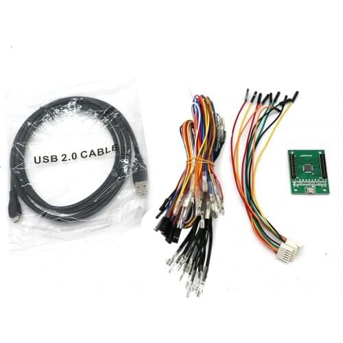 Zero Delay Arcade USB To PC /PS3 /Raspberry Pi Arcade Joystick Encoder 2 Players Computer Game PCB
