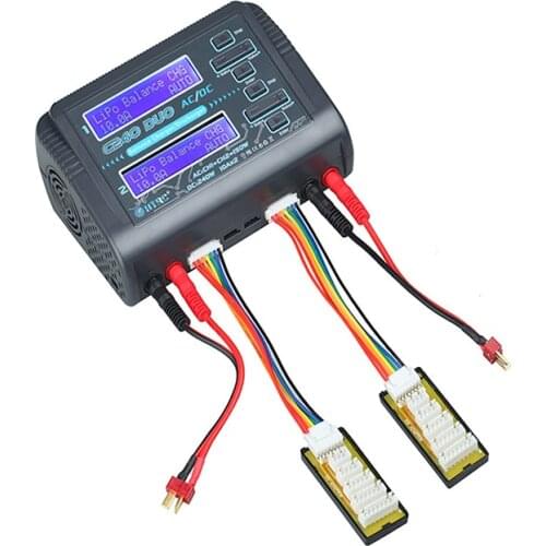 HTRC T240 C240 DUO Lipo Charger Dual Channel AC 150W DC 240W Touch Screen Balance charger Discharger For RC Models Toys