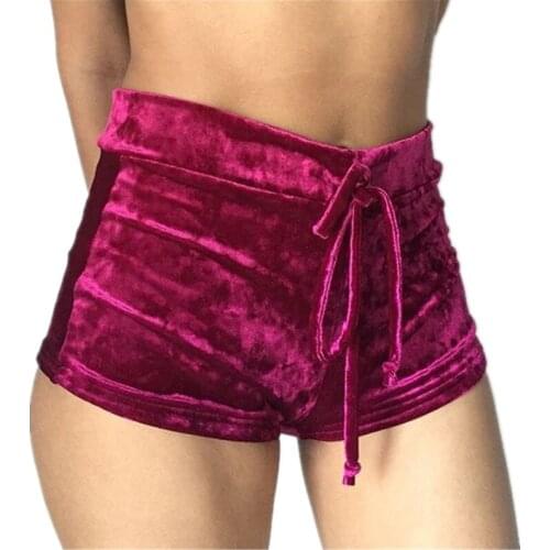 Softu Women Velvet Hot Shorts Fashion Sexy Bodycon Workout Flannel Short Pants Feminino Pantalones Mujer Fitness Soft Sportwear