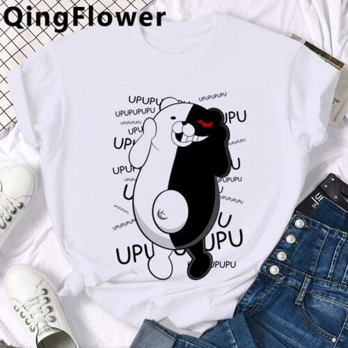 Anime Ouma Kokichi Danganronpa V3 Mikan Tsumiki male plus size print harajuku kawaii graphic tees t-shirt couple clothes