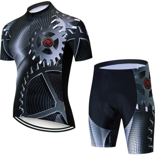 60% Hot Sale Practical Fashion Gel Padded MTB Riding Clothing Kit Mesh Fabric Cycling Bib Shorts Soft for Men Cycling Equipment