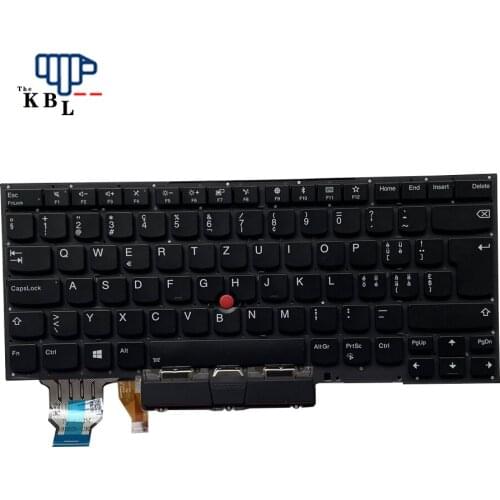 New For Lenovo Thinkpad X1 Carbon 8th Gen 2020 Swiss Language Backlit Black (No Frame)Laptop Keyboard SN20W73747 5PE555