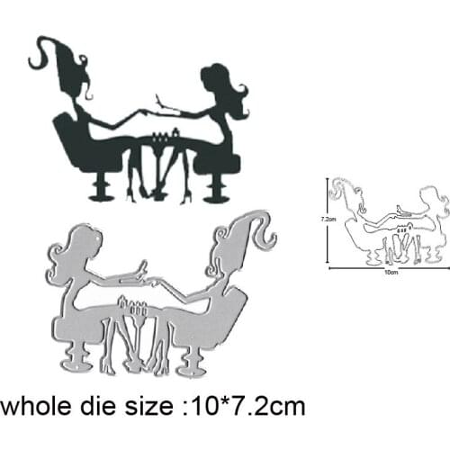 Metal Cutting Dies Women Makeup 2020 New Craft Die Cuts Stencil For Diy Scrapbooking Paper Cards Embossing Knife Blade Die