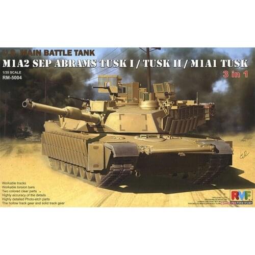 [Ryefield Model] RFM RM-5004 1/35 M1A2 SEP Abrams Tusk I/Tusk II/M1A1 Tusk