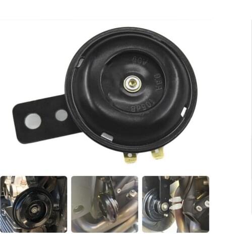Motorcycle universal electric horn12V, 1.5A, 105dB waterproof round horn, moped for BMW motorcycle