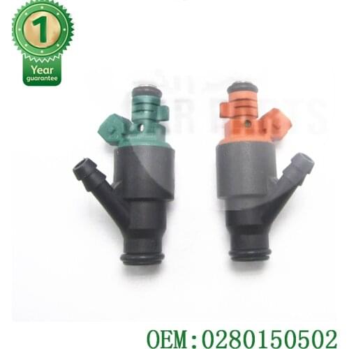 Set 2 Flow Matched Fuel Injector For 95-02 fit for Kia Sportage 2.0 0 280 150 504 0 280 15 0502 /0280150504 0280150502