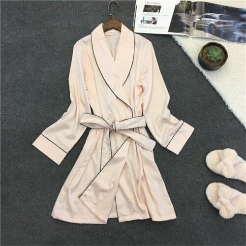 Freeshipping Spring/Summer/Autumn Sexy Womens Spaghetti Strap Nightgown Sleepwear Female Silk Robe Twinset Lounge Set