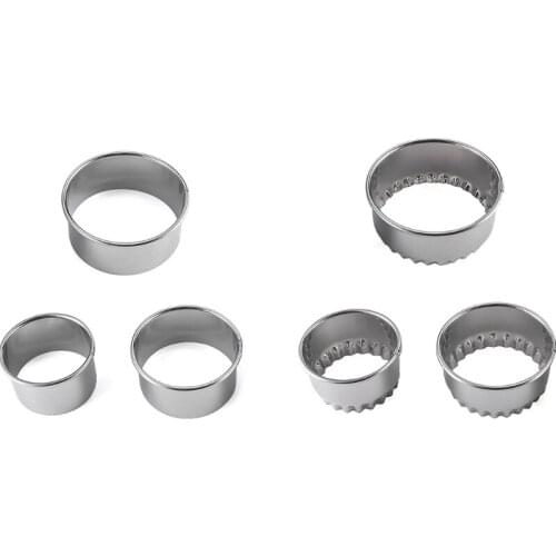 Stainless Steel Biscuit Cutter Cookie Cutters Cookie Cutters for Baking 2 Shapes