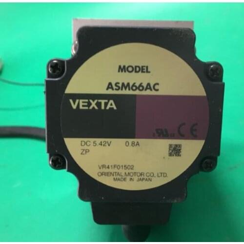 ASM66AC stepper motor , used in good condition . 80% appearance new , good working , free shipping