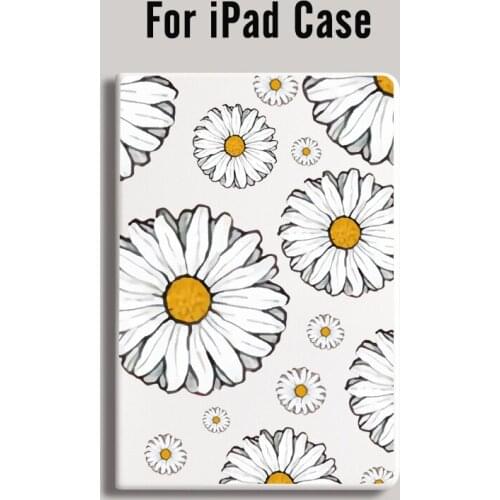 Daisy for Air 4 iPad Pro 2020 Case Cute Air 1 8th Generation 7th 12.9 Pro 2018 Mini 5 Cover Silicone For 10.5 Two sides printing